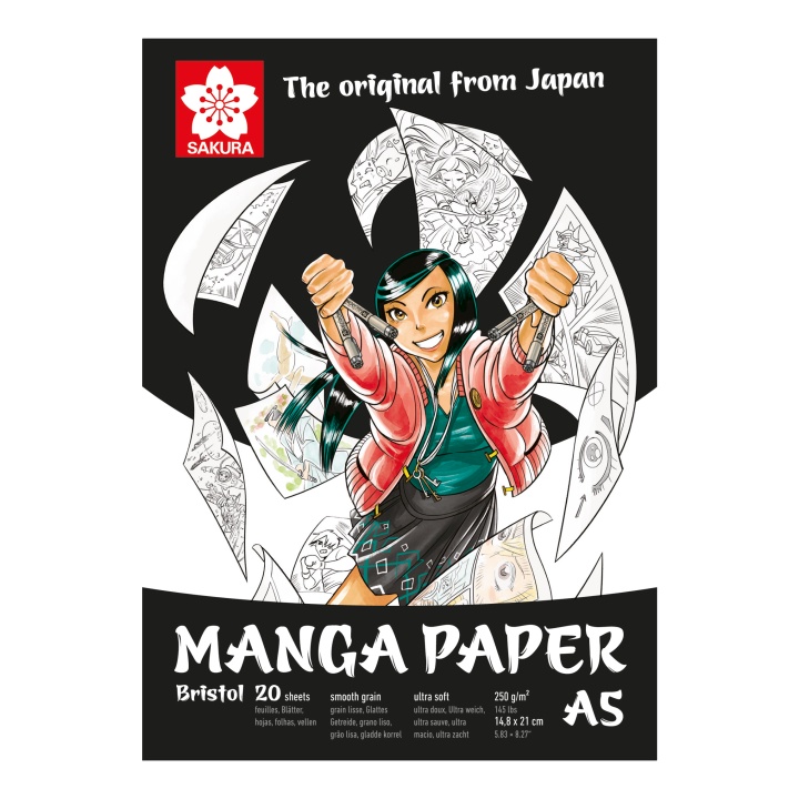 Manga Drawing Pad A5 dans le groupe Papiers & Blocs / Bloc Artiste / Bloc dessin chez Pen Store (103850)