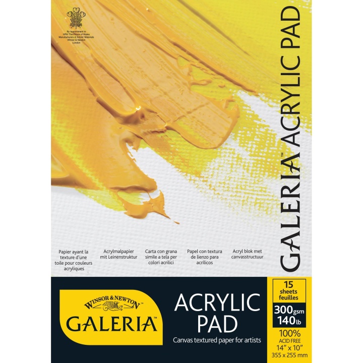 Galeria Bloc acrylique 300 g A3 dans le groupe Papiers & Blocs / Bloc Artiste / Bloc acrylique chez Pen Store (108406)