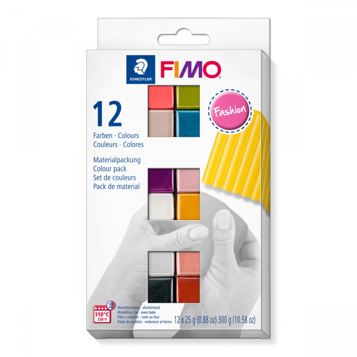 FIMO Soft Argile à modeler 12 x 25 g Fashion colours dans le groupe Loisirs créatifs / Former / Hobby et DIY chez Pen Store (126653)