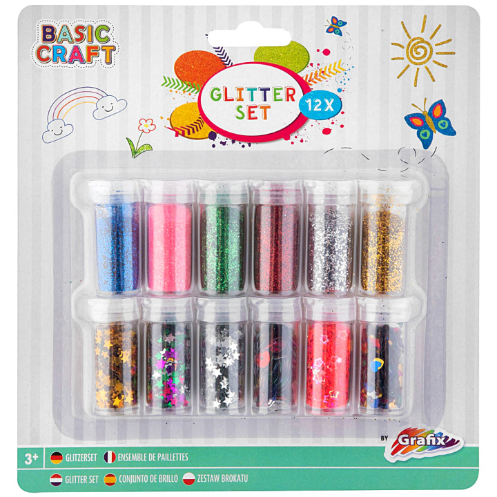 Glitter 12-set dans le groupe Loisirs créatifs / Former / Hobby et DIY chez Pen Store (129320)