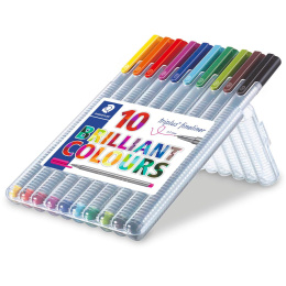 Triplus Fineliner lot de 10 dans le groupe Stylos / Crayons d'artistes / Feutres chez Pen Store (110868)