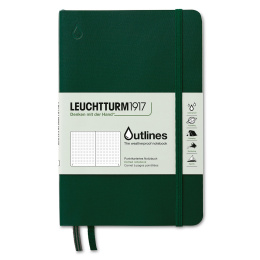 Outline Notebook B6 Walden Green Dotted dans le groupe Papiers & Blocs / Écrire et consigner / Carnets chez Pen Store (125498)