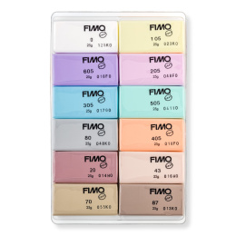 FIMO Soft Argile à modeler 12 x 25 g Pastel colours dans le groupe Loisirs créatifs / Former / Modeler chez Pen Store (126651)