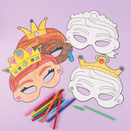 Masques en Papier Princesses 12 Pièce dans le groupe Kids / Amusement et apprentissage / Fêtes d'enfants chez Pen Store (131284)