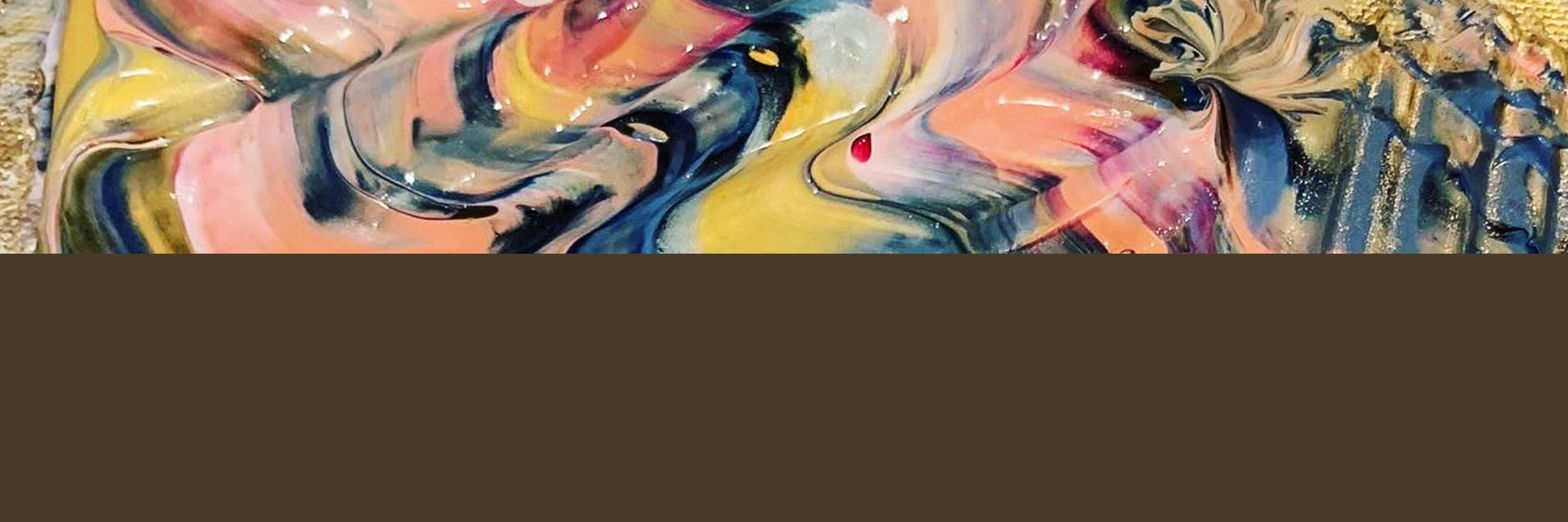 Art abstrait avec de la peinture à l’acrylique