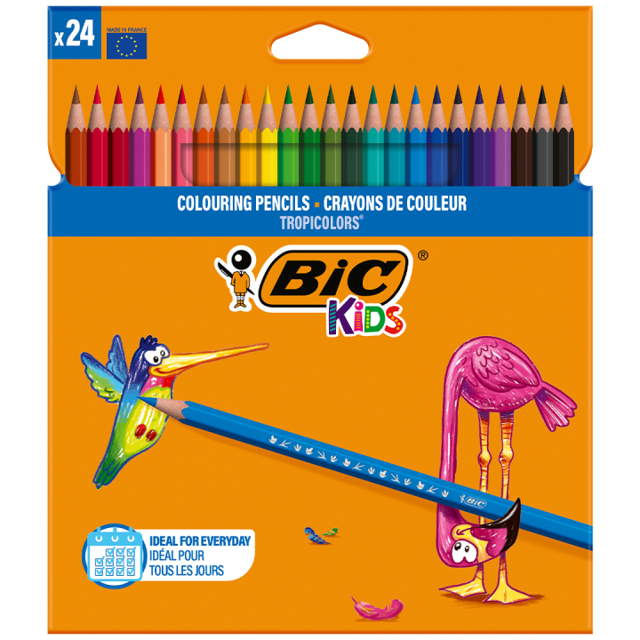 Crayons de couleur Kids Tropicolors (+5 ans) Lot de 24 dans le groupe Kids / Crayons pours les enfants / Crayons de couleurs pour les enfants chez Pen Store (100241)