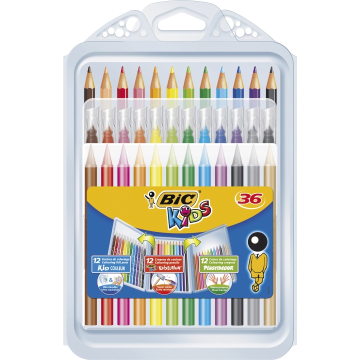 Kit de coloriage Kids 1 - 36 pièces dans le groupe Kids / Crayons pours les enfants / Craies pour les enfants chez Pen Store (100260)