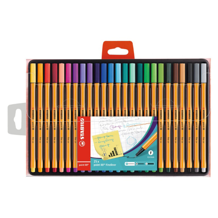 Point 88 Fineliner lot de 25 dans le groupe Stylos / Écrire / Feutres Fineliners chez Pen Store (100271)