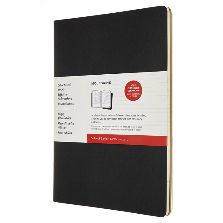 Cahier Subject A4 Black/Kraft Ruled dans le groupe Papiers & Blocs / Écrire et consigner / Carnets chez Pen Store (100338)