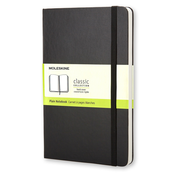 Classic Hard Cover Notebook Pocket Black dans le groupe Papiers & Blocs / Écrire et consigner / Carnets chez Pen Store (100349_r)
