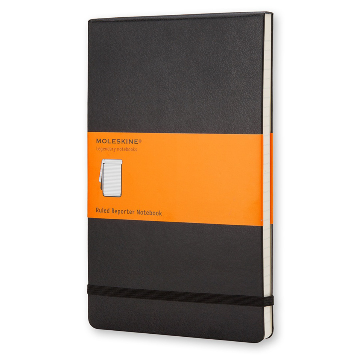 Reporter Hardcover Notebook Pocket Black Ruled dans le groupe Papiers & Blocs / Écrire et consigner / Carnets chez Pen Store (100374)
