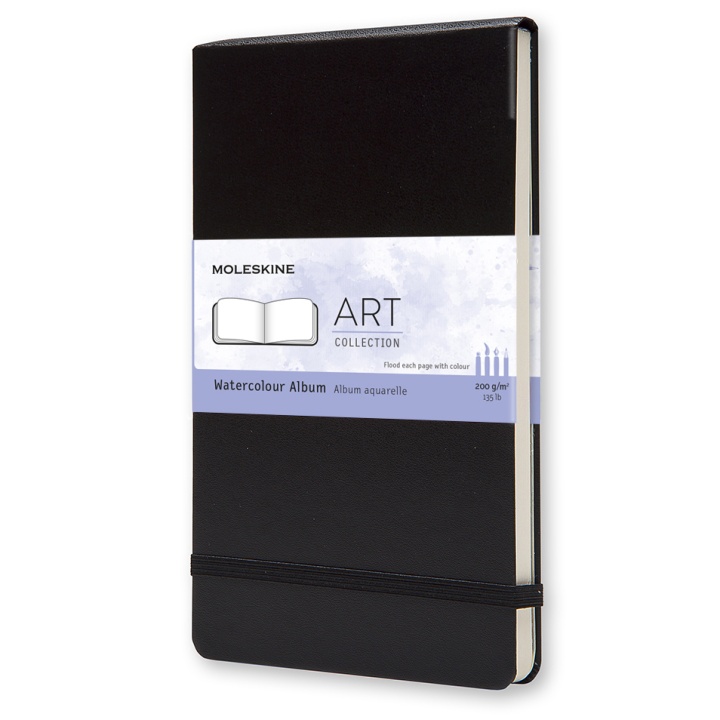 Watercolor Album Large Black dans le groupe Papiers & Blocs / Bloc Artiste / Papier pour aquarelle chez Pen Store (100378)