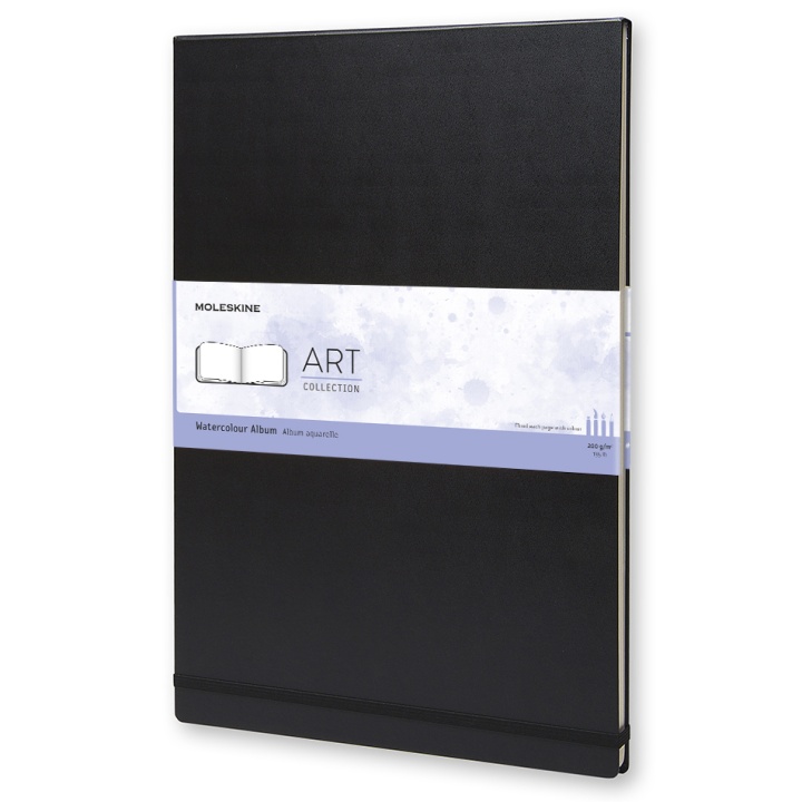 Watercolor Album A3 Black dans le groupe Papiers & Blocs / Bloc Artiste / Papier pour aquarelle chez Pen Store (100380)