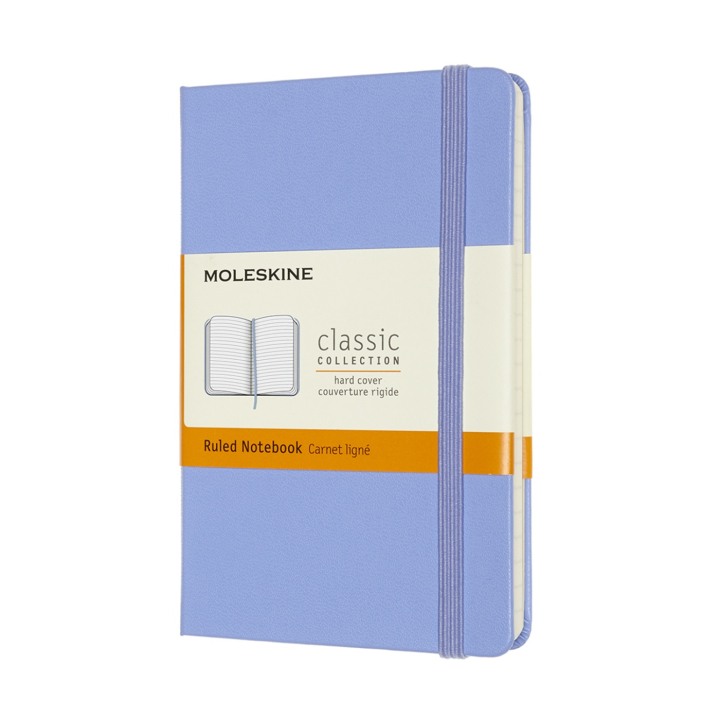 Classic Hard Cover Notebook Pocket Hydrangea Blue dans le groupe Papiers & Blocs / Écrire et consigner / Carnets chez Pen Store (100405_r)
