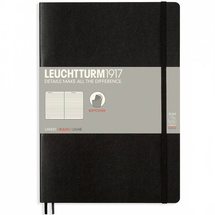 Notebook B5 Softcover Linjerat Army dans le groupe Papiers & Blocs / Écrire et consigner / Carnets chez Pen Store (100693)