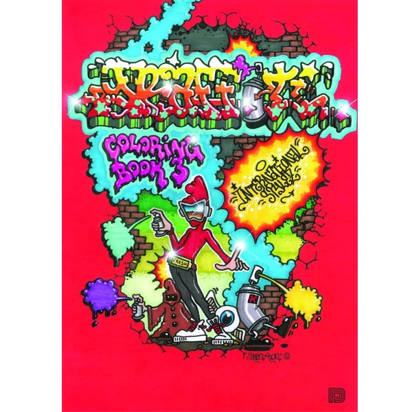 Graffiti Coloring Book 3 - International Styles dans le groupe Kids / Livres pour enfants / Album de coloriages et artisanat d'art chez Pen Store (101372)