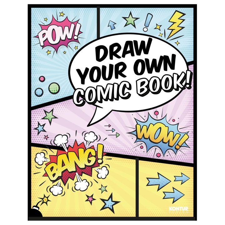 Draw Your Own Comic Book! dans le groupe Loisirs créatifs / Livres / Album de coloriage pour les adultes chez Pen Store (101375)