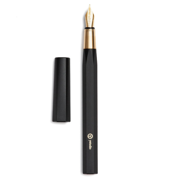 Stylo-plume Resin Black dans le groupe Stylos / Stylo haute de gamme / Stylo à plume chez Pen Store (101384_r)