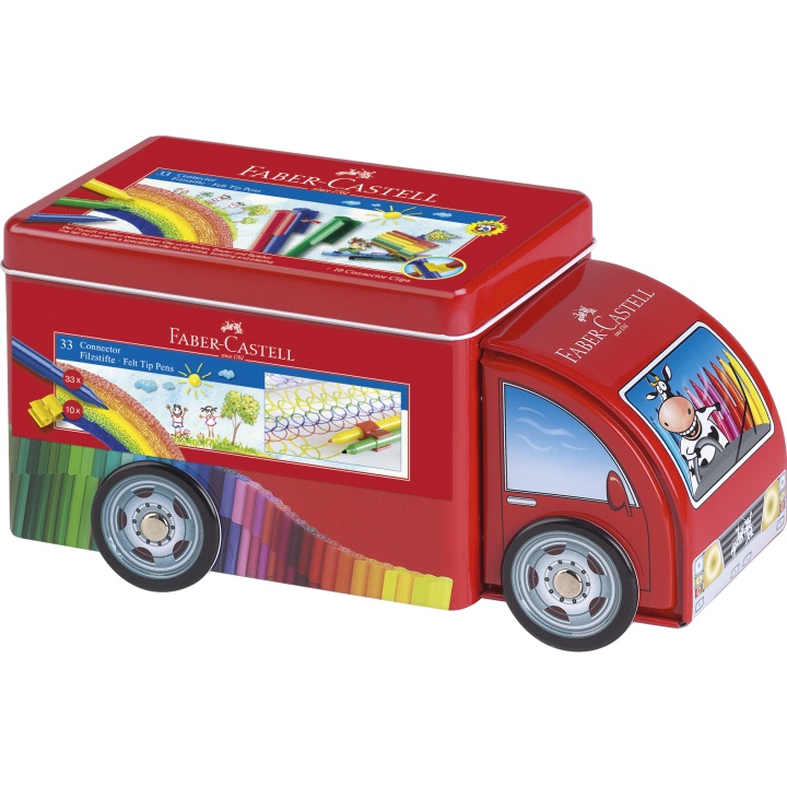 Feutres Connector Lot de 33 Camion (3 ans et +) dans le groupe Kids / Crayons pours les enfants / 3 ans + chez Pen Store (101403)