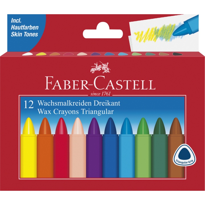 Craies de cire ensemble de 12 (3 ans+) dans le groupe Kids / Crayons pours les enfants / Craies pour les enfants chez Pen Store (101416)