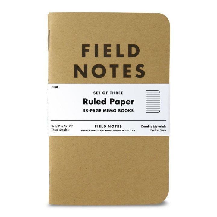 Memo Book ligné Lot de 3 dans le groupe Papiers & Blocs / Écrire et consigner / Carnets chez Pen Store (101423)