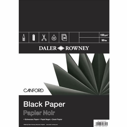 Black Paper A3 dans le groupe Papiers & Blocs / Bloc Artiste / Papiers de couleur chez Pen Store (101446)