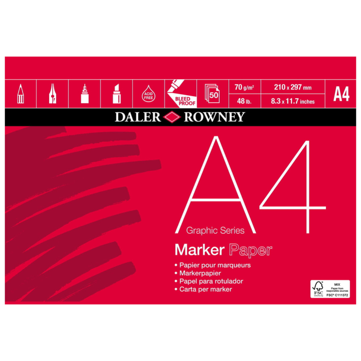 Marker Paper A4 dans le groupe Papiers & Blocs / Bloc Artiste / Bloc feutres chez Pen Store (101460)