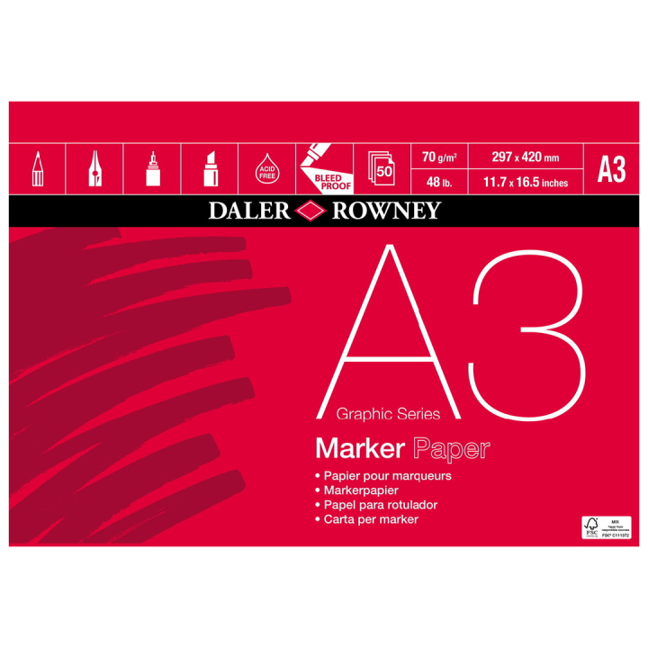 Marker Paper A3 dans le groupe Papiers & Blocs / Bloc Artiste / Bloc feutres chez Pen Store (101461)