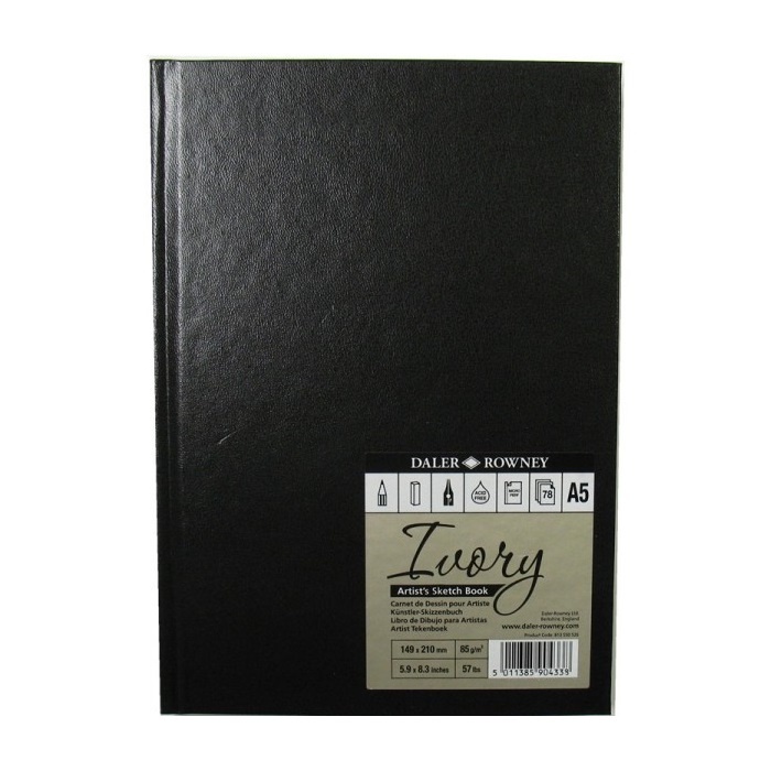 Ivory Sketchbook Hardcover A5 dans le groupe Papiers & Blocs / Bloc Artiste / Cahiers d'esquisses chez Pen Store (101473)