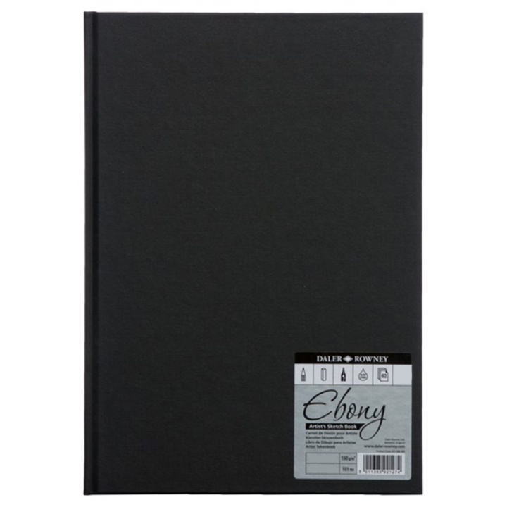 Ebony Artist's Sketch Book A5 dans le groupe Papiers & Blocs / Bloc Artiste / Cahiers d'esquisses chez Pen Store (101476)