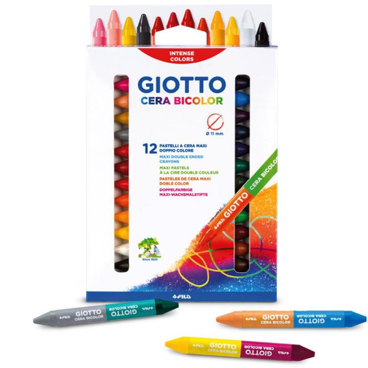 Cera Bicolor (+3 ans) Lot de 12 dans le groupe Kids / Crayons pours les enfants / Craies pour les enfants chez Pen Store (101595)