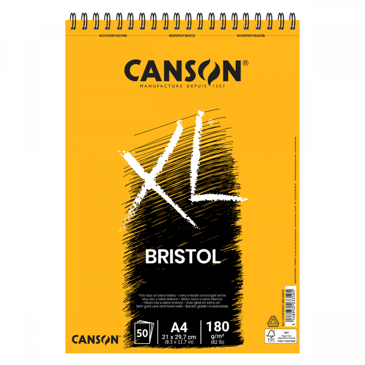 XL Bristol 180 g A4 dans le groupe Papiers & Blocs / Bloc Artiste / Bloc dessin chez Pen Store (101610)