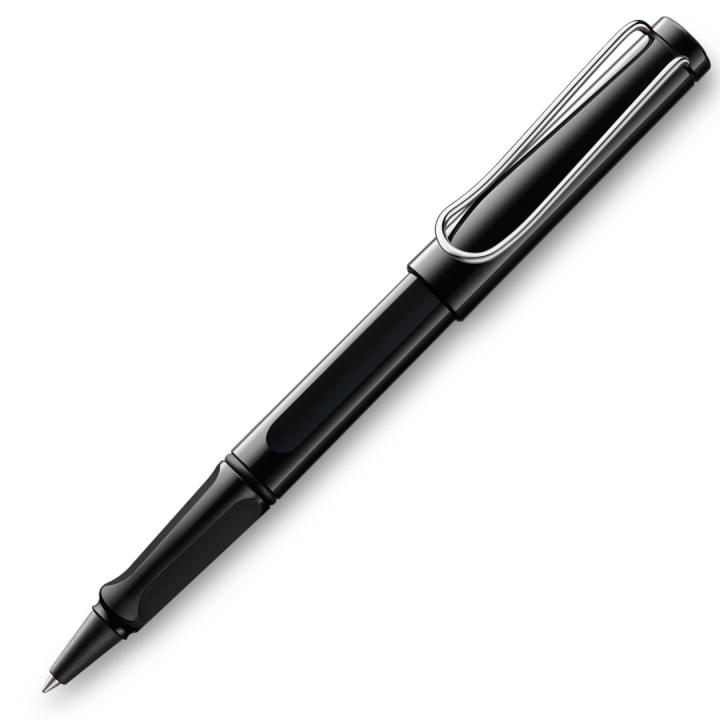 Safari Rollerball Shiny black dans le groupe Stylos / Stylo haute de gamme / Roller chez Pen Store (101918)
