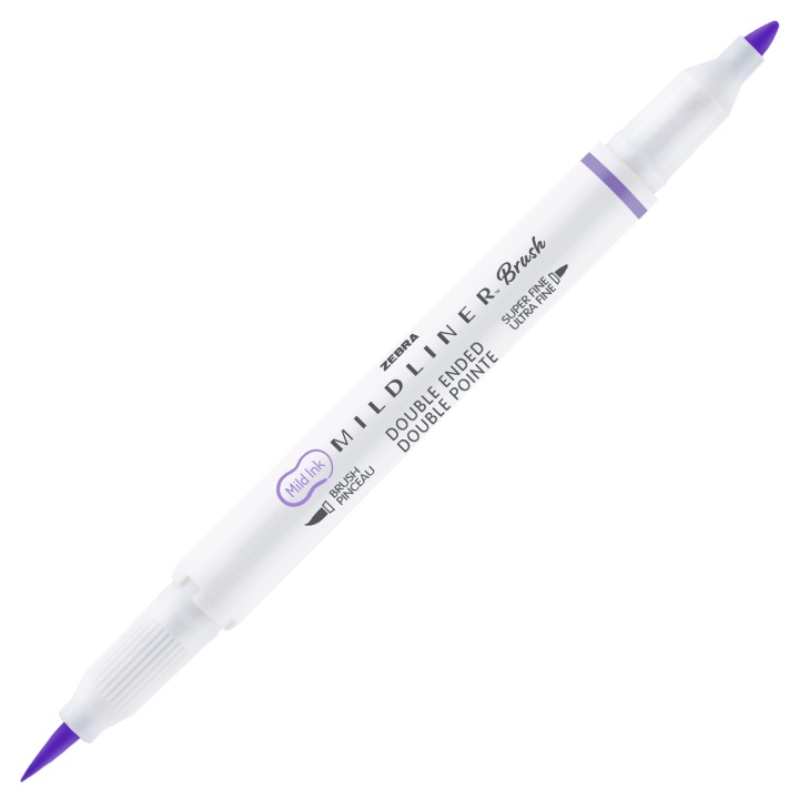 Mildliner Brush Pen Dark Blue dans le groupe Stylos / Crayons d'artistes / Feutres pinceaux chez Pen Store (102201)