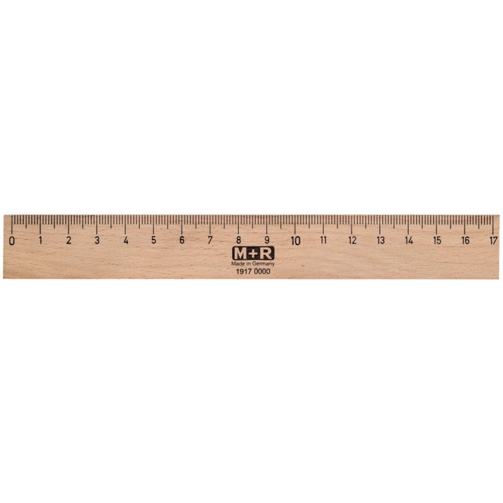 Règle en bois 17 cm dans le groupe Loisirs créatifs / Accessoires Hobby / Règles chez Pen Store (102246)