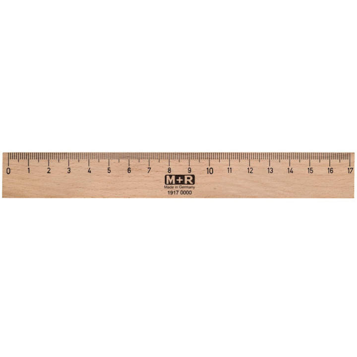 Règle en bois 17 cm dans le groupe Loisirs créatifs / Accessoires Hobby / Règles / Règle en bois chez Pen Store (102246)