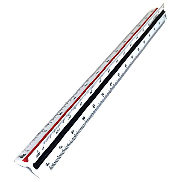 Règle d'architecte 30 cm 100-500 dans le groupe Loisirs créatifs / Accessoires Hobby / Règles / Règle d'architecte chez Pen Store (102249)