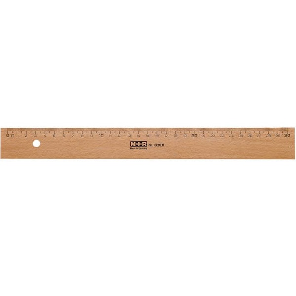 Règle en bois 30 cm dans le groupe Loisirs créatifs / Accessoires Hobby / Règles chez Pen Store (102290)