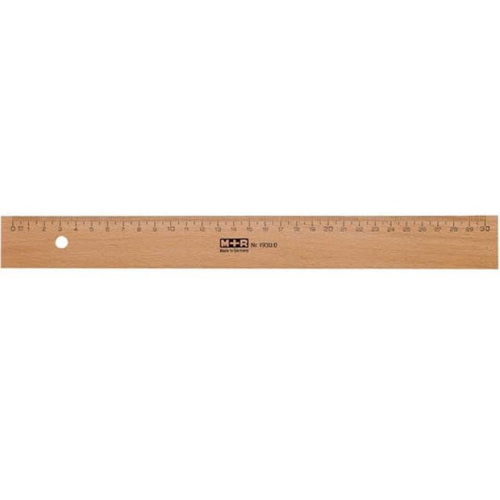 Règle en bois 30 cm dans le groupe Loisirs créatifs / Accessoires Hobby / Règles / Règle en bois chez Pen Store (102290)