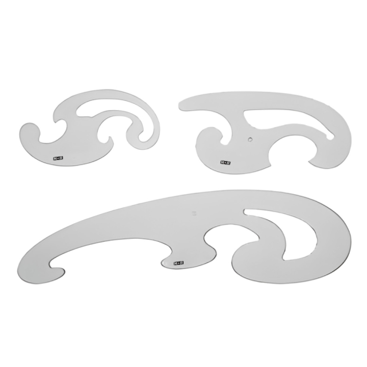 Règle French Curve dans le groupe Loisirs créatifs / Accessoires Hobby / Règles / Règle en plastique chez Pen Store (102294)