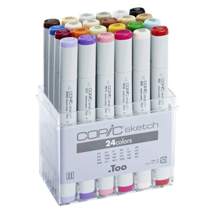 Sketch Lot de 24 dans le groupe Stylos / Crayons d'artistes / Feutres d'illustrations chez Pen Store (103275)