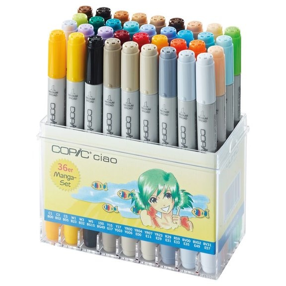 Ciao Lot de 36 Manga dans le groupe Stylos / Crayons d'artistes / Feutres d'illustrations chez Pen Store (103507)