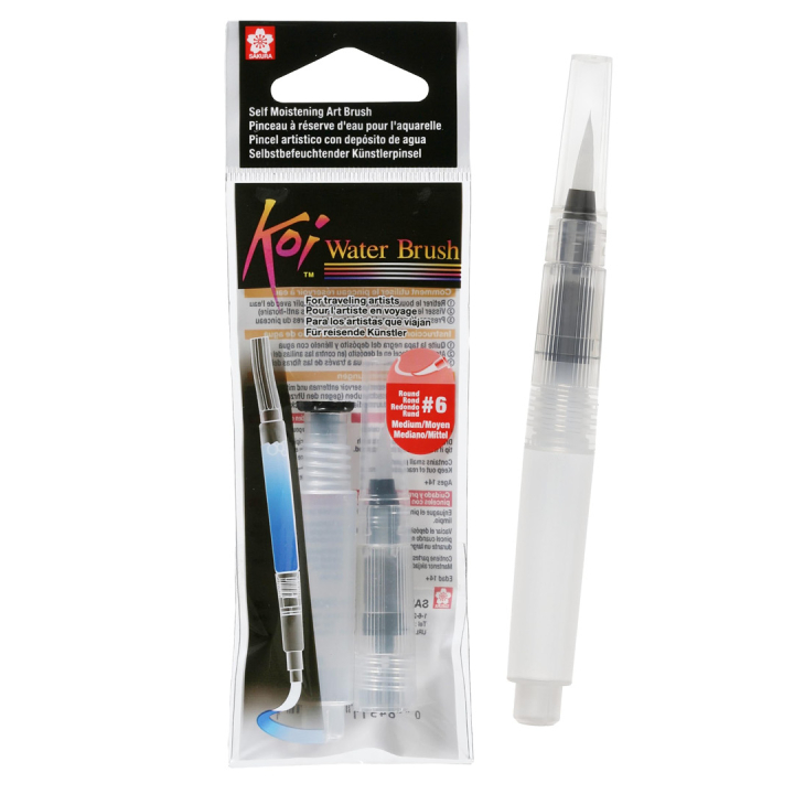 Koi Water Brush Medium dans le groupe Matériels d'artistes / Pinceaux / Pinceaux à Réservoir chez Pen Store (103643)