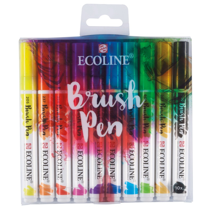 Brush Pen ensemble de 10 dans le groupe Stylos / Crayons d'artistes / Feutres pinceaux chez Pen Store (103718)