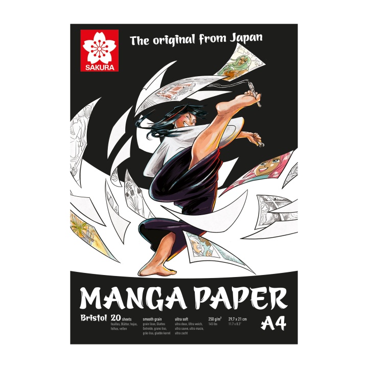 Manga Drawing Pad A4 dans le groupe Papiers & Blocs / Bloc Artiste / Bloc dessin chez Pen Store (103849)
