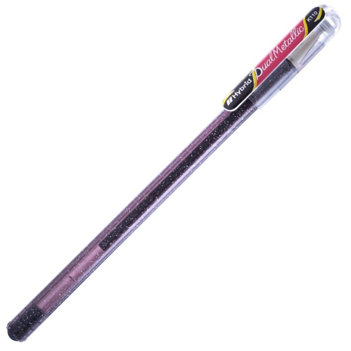 Dual Metallic Hybrid Stylo gel Black + Metallic Red dans le groupe Stylos / Écrire / Stylos encre gel chez Pen Store (104615)