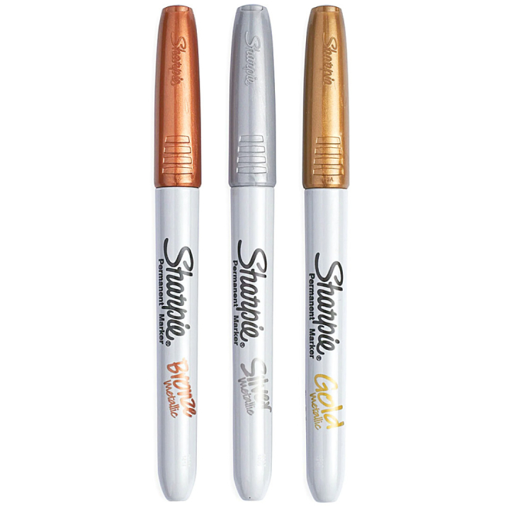 Metallic lot de 3 dans le groupe Stylos / Crayons d'artistes / Feutres chez Pen Store (104770)