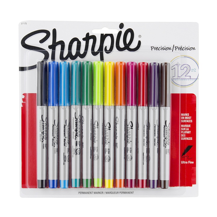 Ultrafine Marker lot de 12 dans le groupe Stylos / Crayons d'artistes / Feutres chez Pen Store (104783)