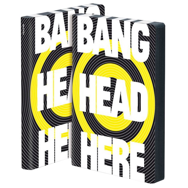 Notebook Graphic L - Bang Head Here dans le groupe Papiers & Blocs / Écrire et consigner / Carnets chez Pen Store (104865)