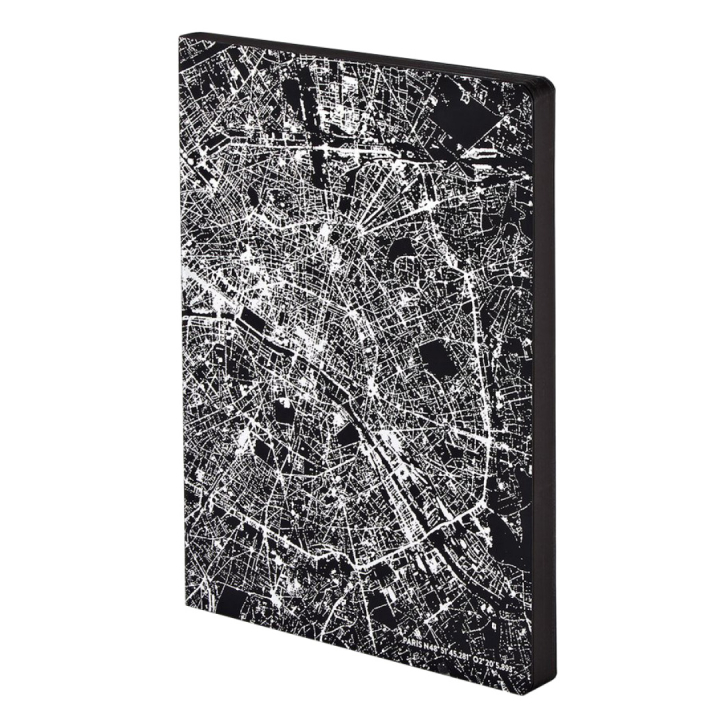 Notebook Graphic Traveller - Nightflight Paris Silver dans le groupe Papiers & Blocs / Écrire et consigner / Carnets chez Pen Store (104889)